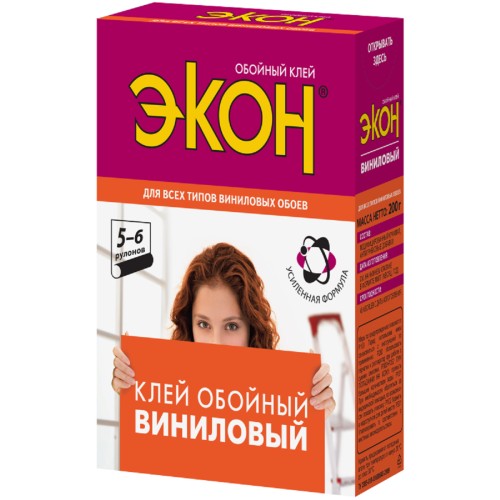 Клей обойный ЭКОН Виниловый (200 г) 1312333 C0042977