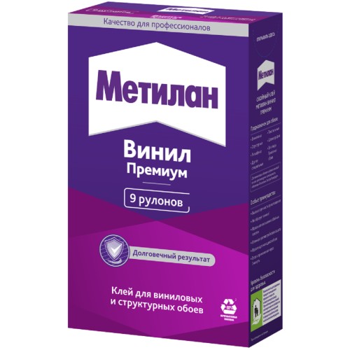 Клей обойный МЕТИЛАН Винил Премиум, без индикатора (250 г) 1518429 Б0057029