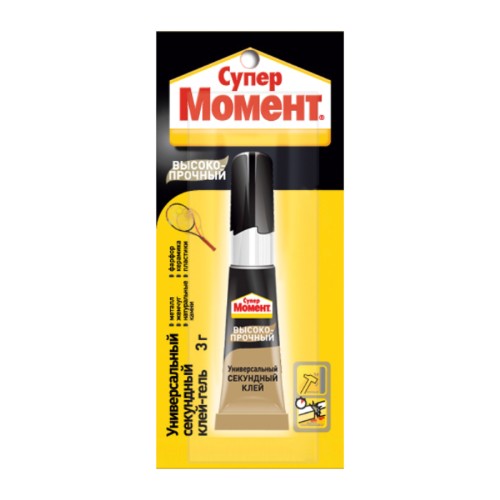 Клей секундный МОМЕНТ Высокопрочный (мульти-карта 3 г.) 1765968 Б0047948