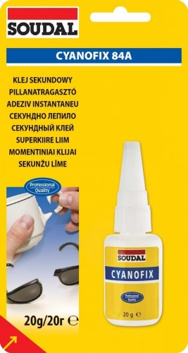Клей секундный SOUDAL CYANOFIX (3 гр) 100072 100072