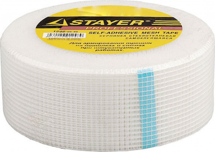 Клеящая лента STAYER FIBER-Tape серпянка 5 смх90м, professional 1246-05-90 1246-05-90_z01 - изображение 2