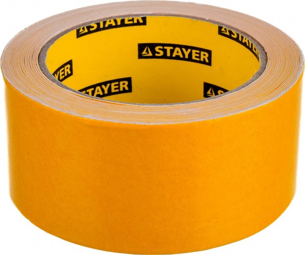 Клеящая лента STAYER MASTER двухсторонняя на полипропиленовой основе, 50ммх25м 1221-50-25 - изображение 2