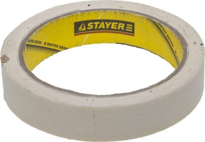 Клеящая лента STAYER MASTER креповая, 19ммх40м, 1211-19