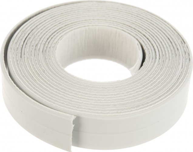 Клеящая лента STAYER MASTER бордюрная для ванн и раковин, profi, профиль l, цв 12341-11-11