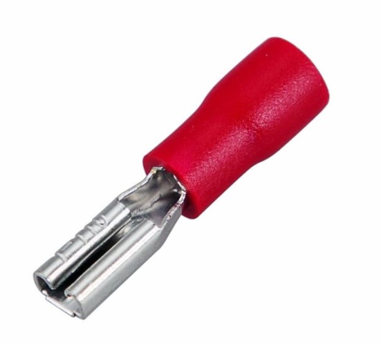 Клемма плоская REXANT 08-0411 ( уп 100 шт ) изолированная РПи-м 1.5-(2.8)/РпИм 1,25-250 08-0411