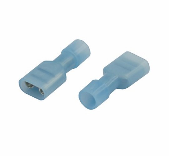 Клемма плоская REXANT 08-0633 ( уп 100 шт ) изолированная в нейлоне РПи-м(н) 2.5-(6.3) 08-0633