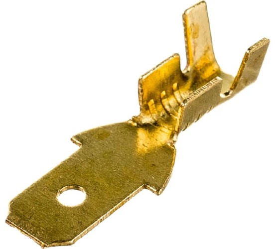 Клемма плоская REXANT 08-0910 ( уп 100 шт ) штекер 4.8 мм 0.75-1.5 мм² (РП-п 1.5-(4.8)) 08-0910