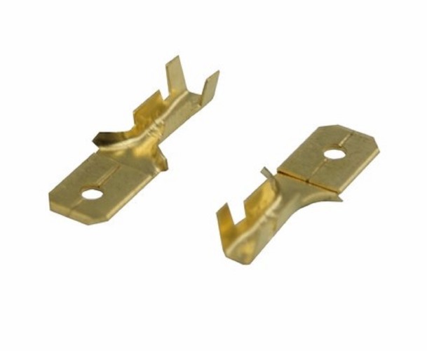 Клемма плоская REXANT 08-0913 ( уп 100 шт ) штекер 6.3 мм 0.75-1.5 мм² (РП-п 1.5-(6.3) L=20мм 08-0913