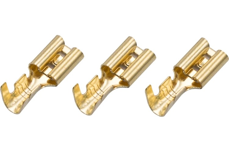 Клемма плоская REXANT 08-0920 ( уп 100 шт ) гнездо 5,6 мм 0.75-1.5 мм² (РП-м 1.5-(4.8)) 08-0920