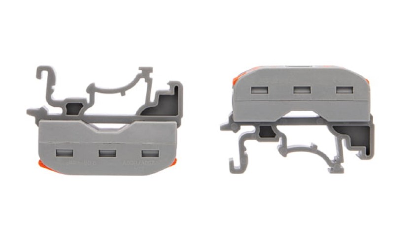 Клемма проходная REXANT СМК 222-422D 2-полюсная, на DIN-рейку (0,08-4 мм²) серая 50шт. 07-5239 - изображение 3