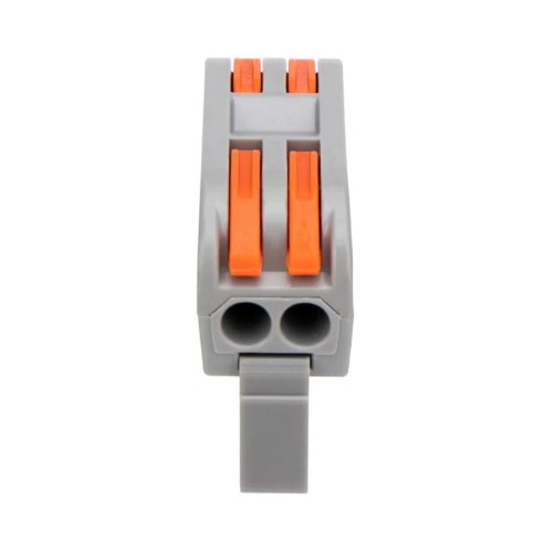 Клемма проходная REXANT СМК 222-422D 2-полюсная, на DIN-рейку (0,08-4 мм²), серая, 5шт 07-5239-05 - изображение 5