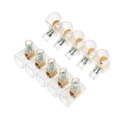 Клемма REXANT 07-5704 ( уп.  10 штук )(5х1) концевой зажим винтовой изолированный КЗВИ 10 мм²  07-5704