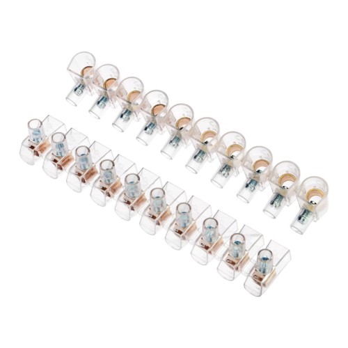 Клемма REXANT 07-5710 ( уп.10 штук )(10х1) концевой зажим винтовой изолированный КЗВИ 10 мм²  07-5710