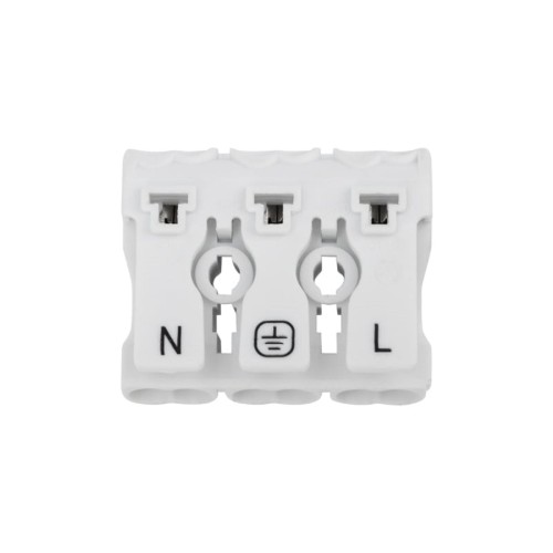 Клемма REXANT 07-6215-1 ( уп 100 шт ) пружинная соединительная КСП 3-полюсная с монтажно 07-6215-1 - изображение 3