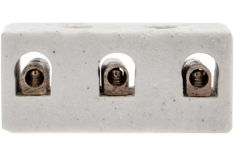 Клемма REXANT 07-6225 керамическая КВ 4 мм² 3 пары контактов (100 шт/уп) 07-6225 - изображение 4