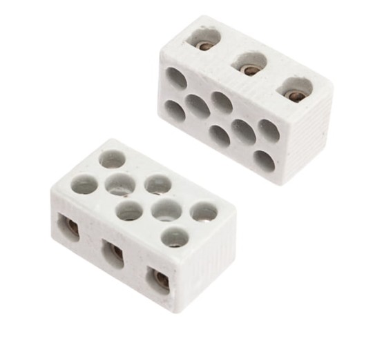 Клемма REXANT 07-6226 керамическая КВ 10 мм² 3 пары контактов (84 шт/уп) 07-6226