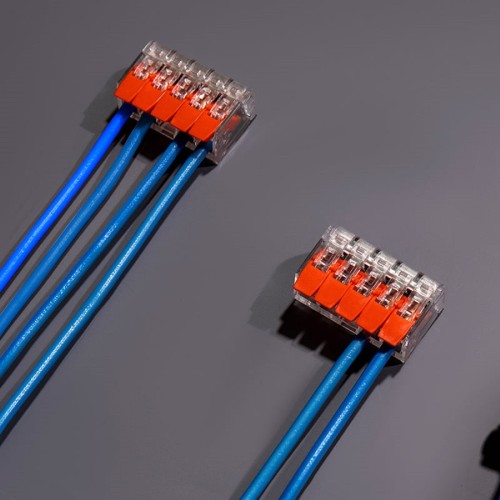 Клемма REXANT СМК 221-415 универсальная компактная 5-прoводная до 4,0 мм² 10 06-0215-B10 - изображение 3