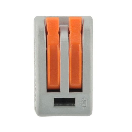 Клемма REXANT СМК 222-412 универсальная 2-проводная серая 0,08-2,5/4 мм², (5 07-5252-4 - изображение 3