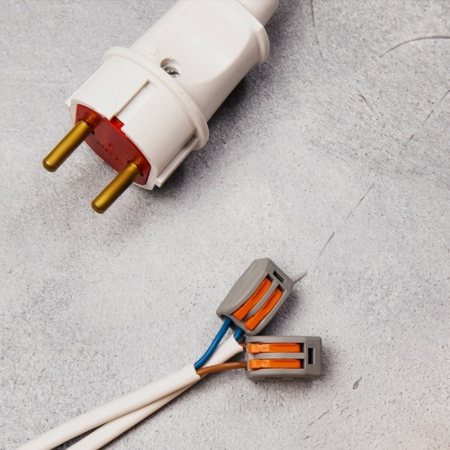 Клемма REXANT СМК 222-412 универсальная 2-проводная серая 0,08-2,5/4 мм², (5 07-5252-4 - изображение 4