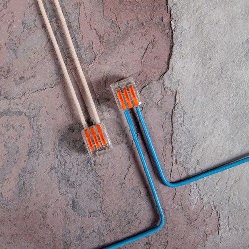 Клемма REXANT СМК 222-413 универсальная 3-проводная прозрачная 0,08-2,5/4 мм 06-0204-B10 - изображение 3