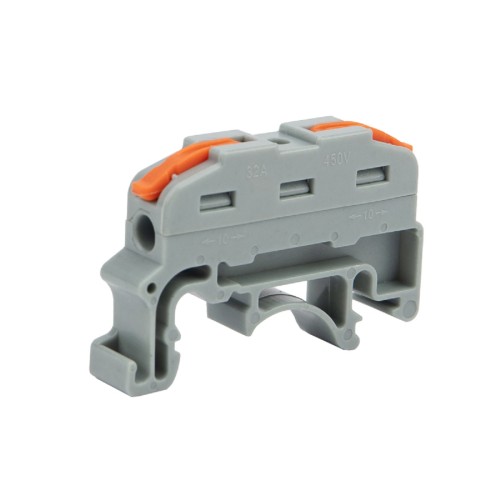 Клемма REXANT СМК 222-421D проходная 1-полюсная, с креплением на din-рейку (0 07-6263-1-05