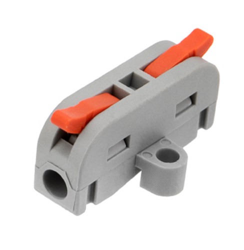 Клемма REXANT СМК 222-421P проходная 1 полюс, с монтажной площадкой (0,08-4 м 07-6261 - изображение 3