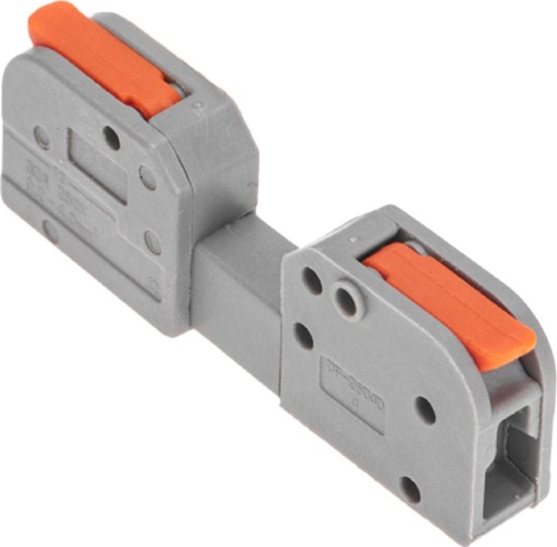 Клемма REXANT СМК 222-421R 1 полюс 0,2-2,5/4мм² (блистер 5 шт/уп) 07-5261-5