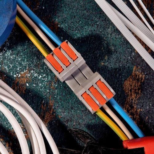 Клемма REXANT СМК 222-423R 3 полюса 0,2-2,5/4мм² (блистер 5 шт/уп) 07-5263-5 - изображение 2