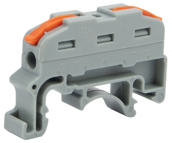 Клемма REXANT СМК 222-621D проходная 1-полюсная на din-рейку (60шт/уп) 07-5291