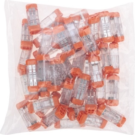 Клемма REXANT СМК 2273-202R разъемная 2 полюса (блистер 5 шт/уп) 07-5241-5 - изображение 3