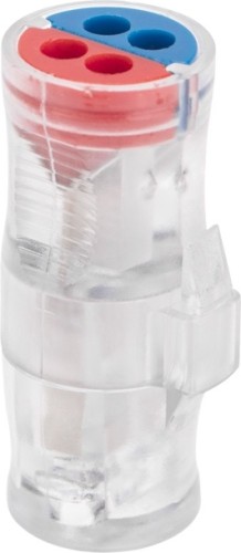 Клемма REXANT СМК 2273-2x2R разъемная 2х2-проводная (блистер 5 шт/уп) 07-5243-5