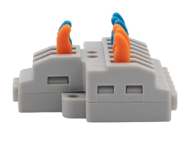 Клемма REXANT СМК 2x3 проходная разветвительная 2 полюса, с монтажной пл 07-5234-05 - изображение 2