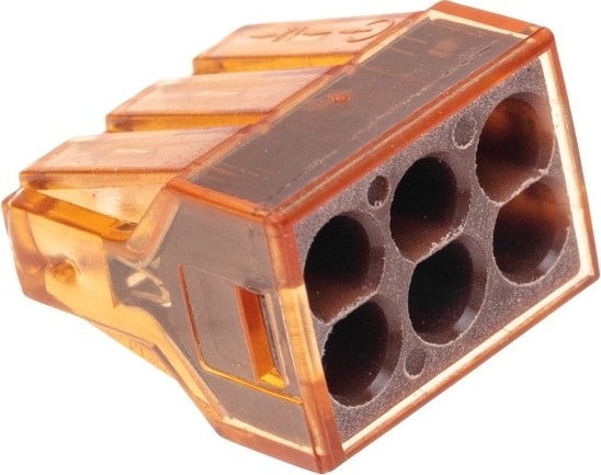 Клемма REXANT СМК 773-606 с пастой, 6-проводная (блистер 5 шт/уп) 07-5276-5