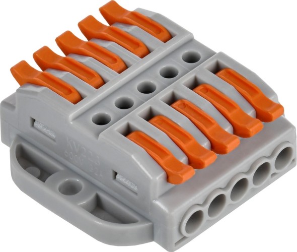 Клемма строительно-монтажная IEK СМК 222-4155P (уп.4шт)  UKZ20-4155P-004