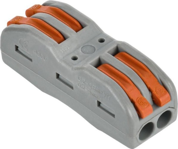 Клемма строительно-монтажная IEK СМК 222-4122 (уп.4шт)  UKZ20-4122-004