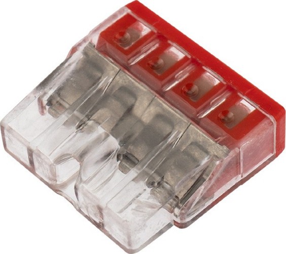 Клемма WAGO 07-5133-05 4-проводная до 2,5 мм², (5 шт/уп) - изображение 2