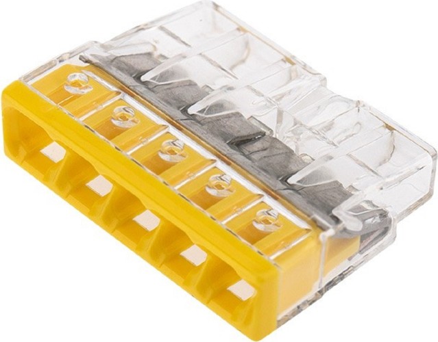 Клемма WAGO 07-5134-05 5-проводная до 2,5 мм², (5 шт/уп)