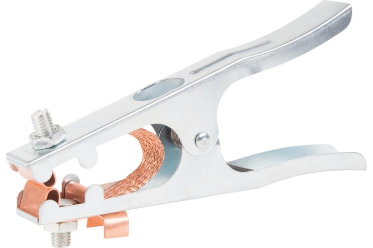 Клемма заземления REXANT 16-0055 типа «крокодил» 500А 200 мм для сварки - изображение 2