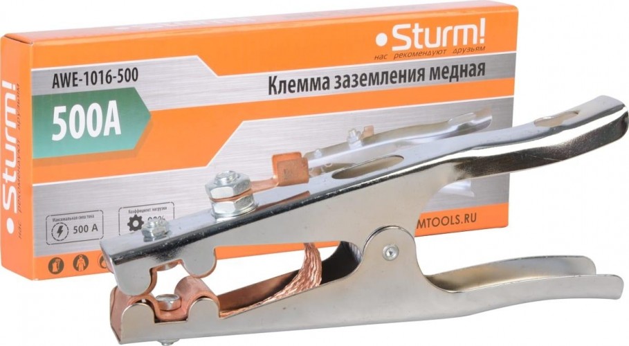 Kлемма заземления Sturm AWE-1016-500 500А маленькая - изображение 5