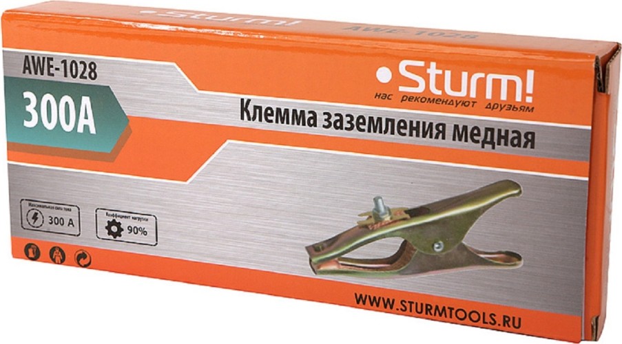 Kлемма заземления Sturm AWE-1028, 300А медь AWE-1028 - изображение 4
