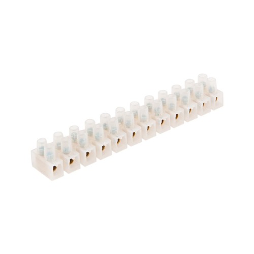 Клеммная колодка REXANT 07-5025-1 винтовая КВ-25 (10-25 мм²), ток 60А, белая инд/уп