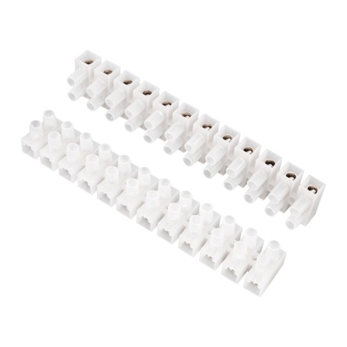 Клеммная колодка REXANT 07-5035 ( уп. 10 штук ) винтовая КВ-35 (10-35 мм²), ток 80А, белая (ЗВИ)  07-5035