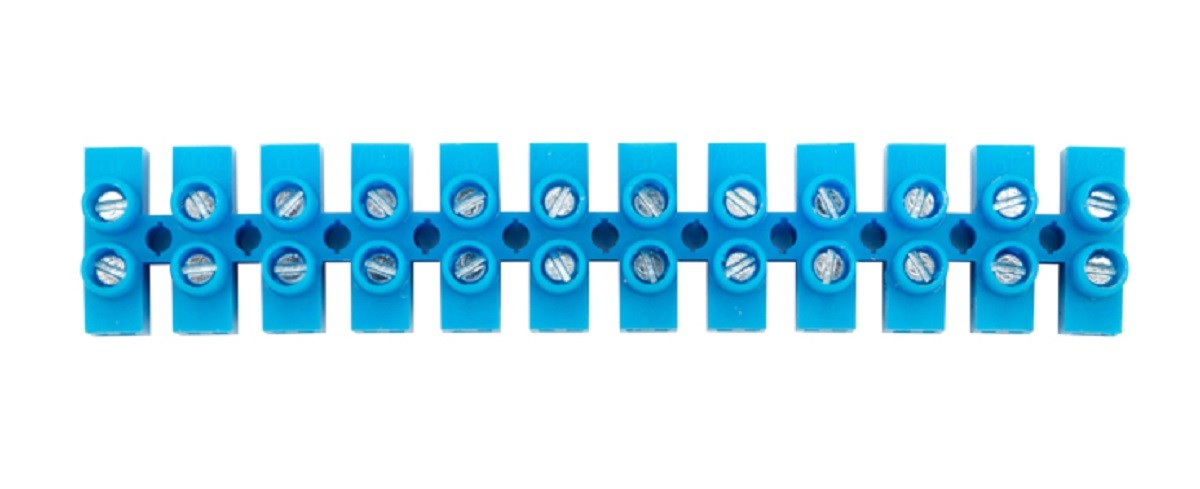 Клеммная колодка REXANT 07-5004-4 ( уп. 10 штук ) винтовая КВ-4 1,5-4, ток 3А, синяя 07-5004-4 - изображение 3