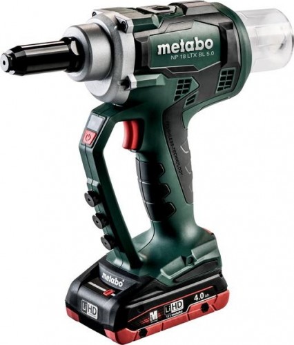 Клепальник аккумуляторнный  METABO NP 18 LTX BL 5.0 4,0 Ач, бесщеточный 619002800
