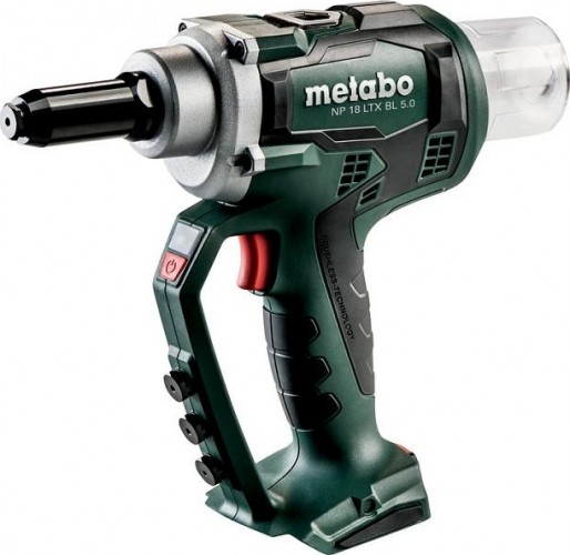 Клепальник аккумуляторный METABO NP 18 LTX BL 5.0  бесщеточный, без АКБ и ЗУ, Metaloc  619002840