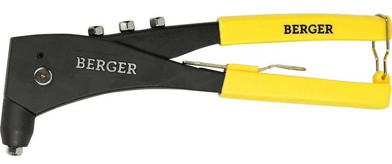 Клепальник BERGER BG4000 литой усиленный для вытяжных 250мм