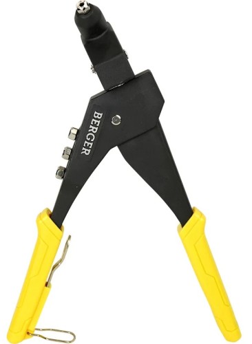 Клепальник BERGER BG4001 литой усиленный поворотный на 360 для вытяжных 285 - изображение 2