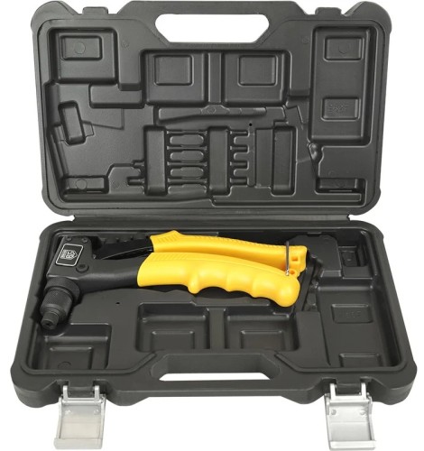 Клепальник BERGER BG4002 литой усиленный для вытяжных в кейсе 210мм - изображение 4