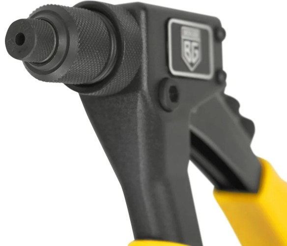 Клепальник BERGER BG4002 литой усиленный для вытяжных в кейсе 210мм - изображение 3