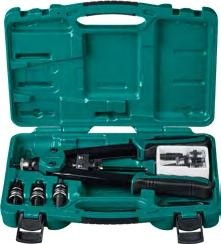 Клепальник KRAFTOOL NUT-12 резьбовой двуручный в кейсе, резьбовые м3-м12 алюм 31183 - изображение 3